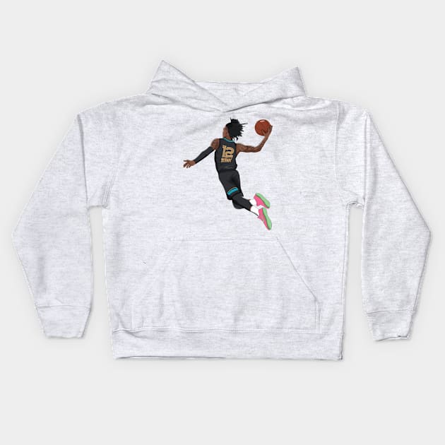 Ja Morant Kids Hoodie by xavierjfong